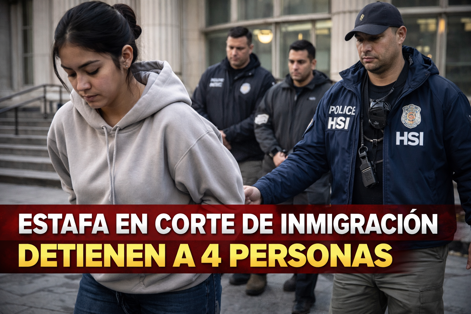 Cuatro Arrestados por Presunta Estafa en Corte de Inmigración que Afectó a Migrantes en Nueva Jersey