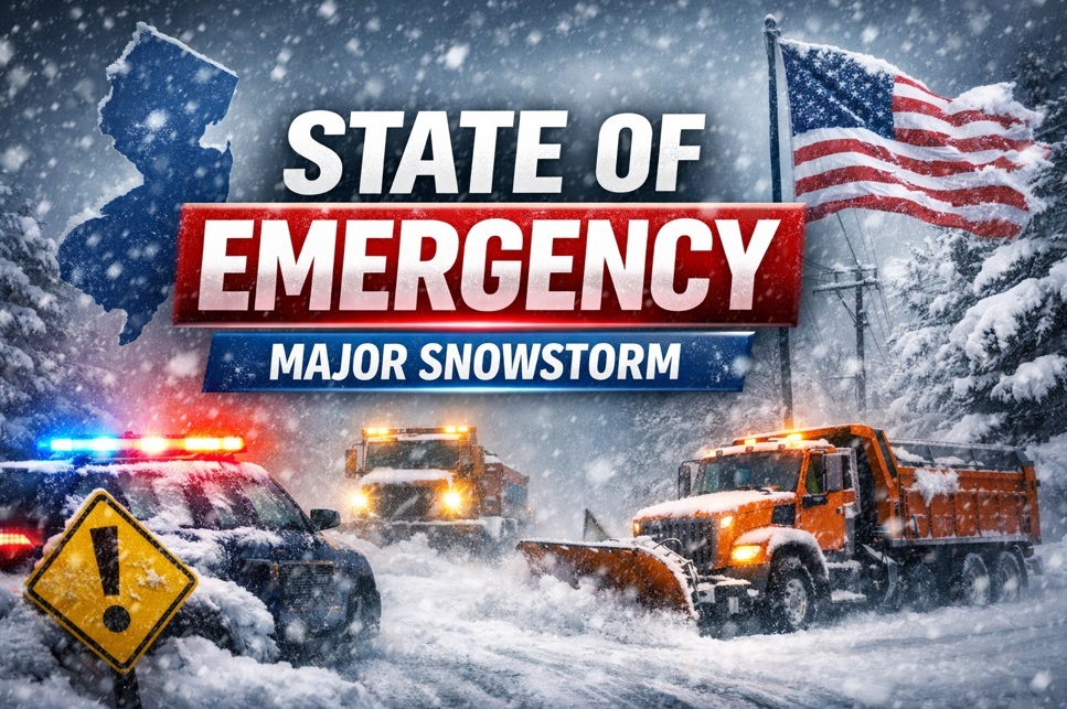 Governor Declares State of Emergency in New Jersey Ahead of Major Snowstorm