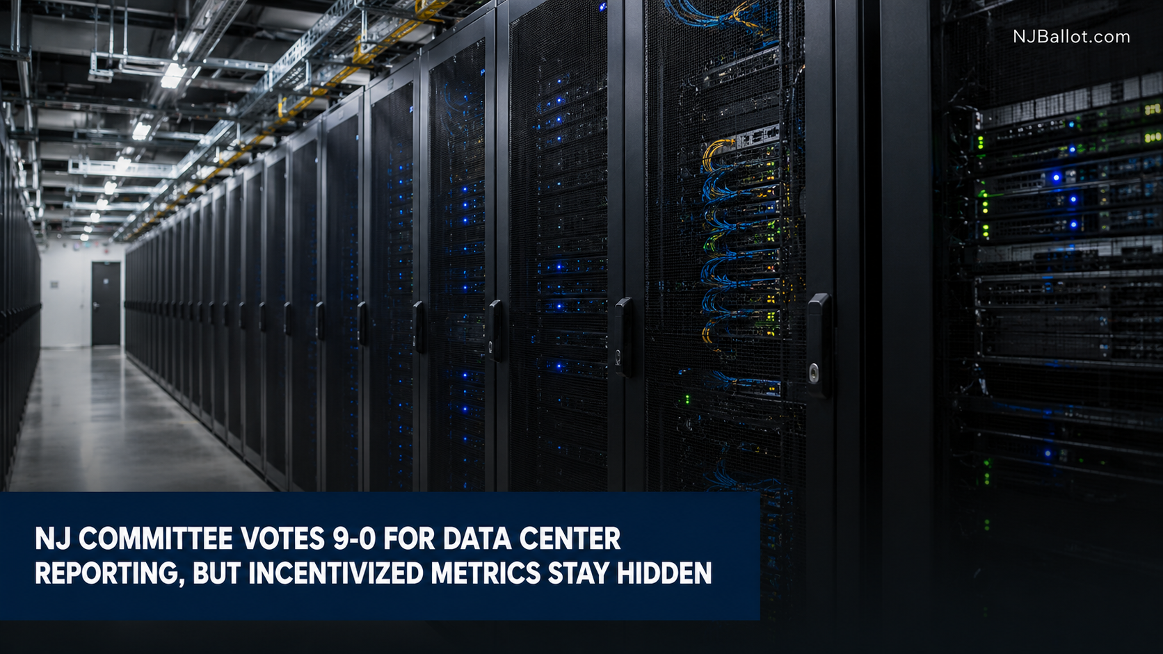 NJ committee votes 9-0 for data center reporting, but some metrics stay hidden