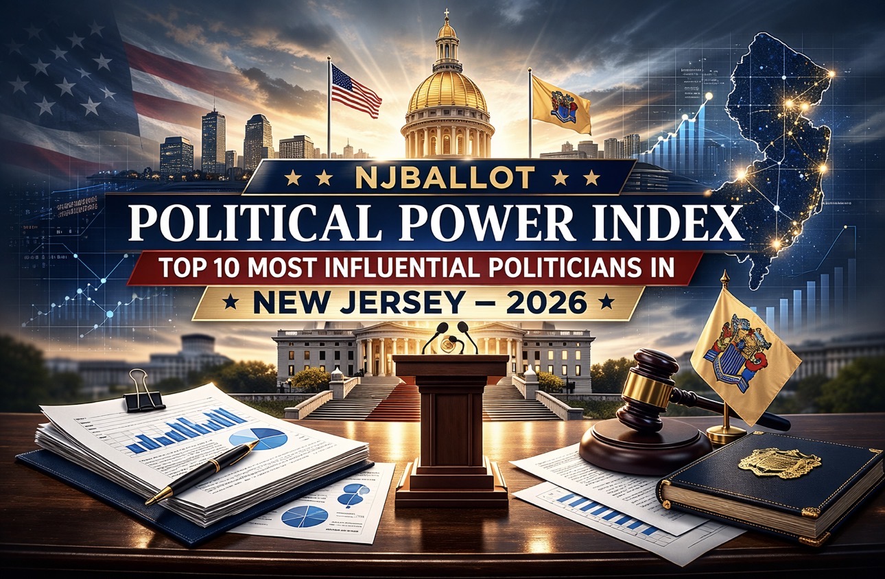 NJBallot Political Power Index: The 10 Most Influential Politicians in New Jersey (2026)