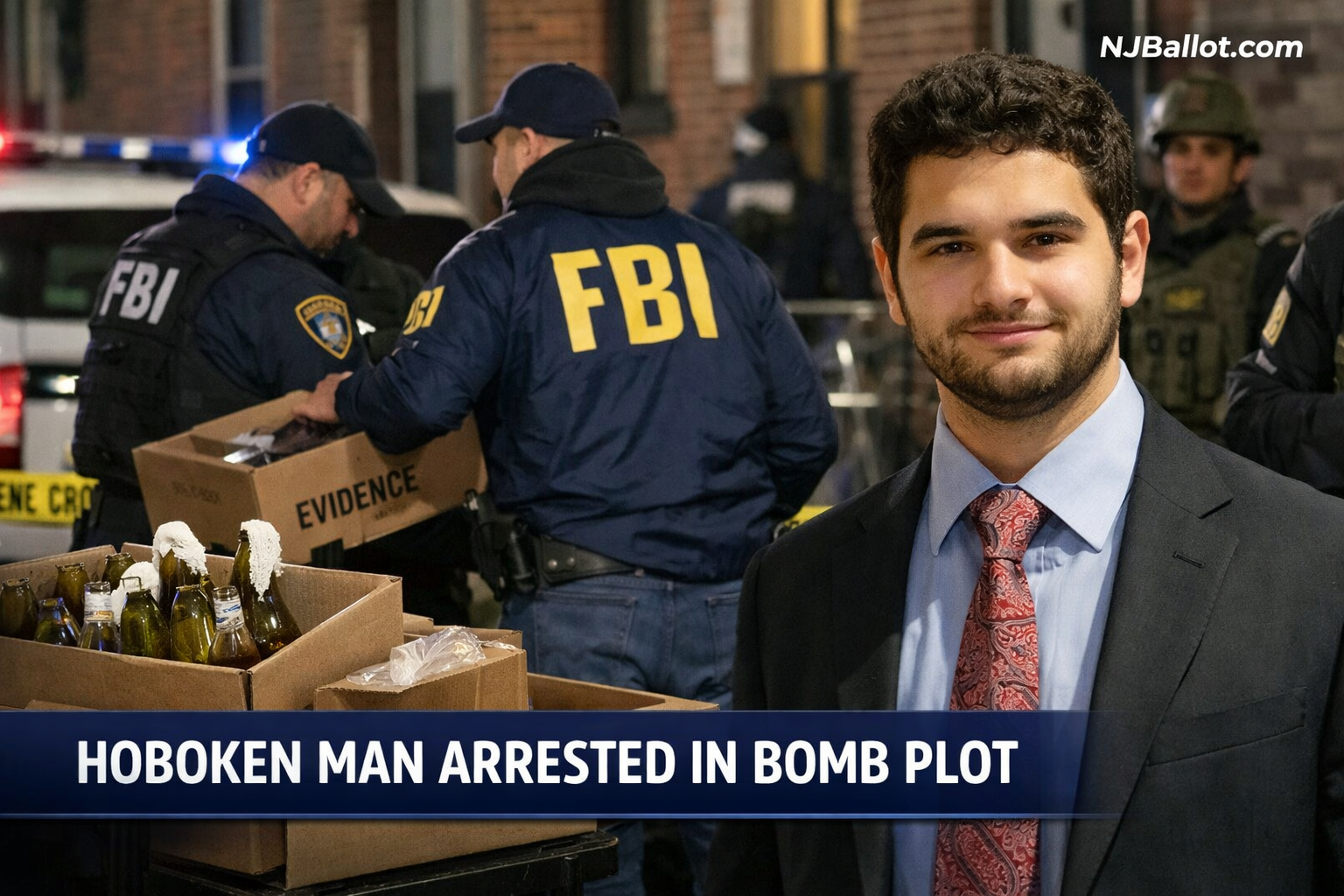 FBI Arrests Hoboken Man Accused of Plotting Firebomb Attack on Palestinian Rights Activist