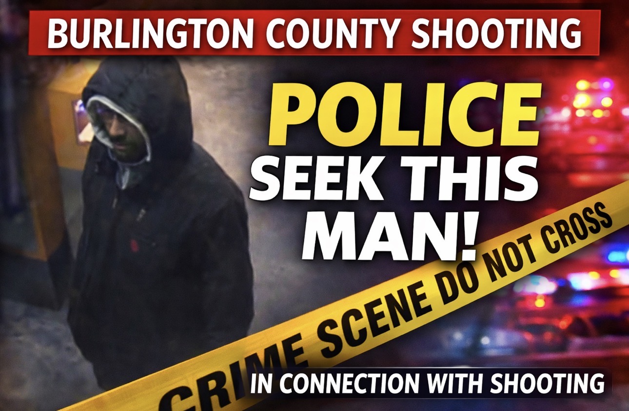 Police Release Photo of Man Sought in Burlington County Shooting