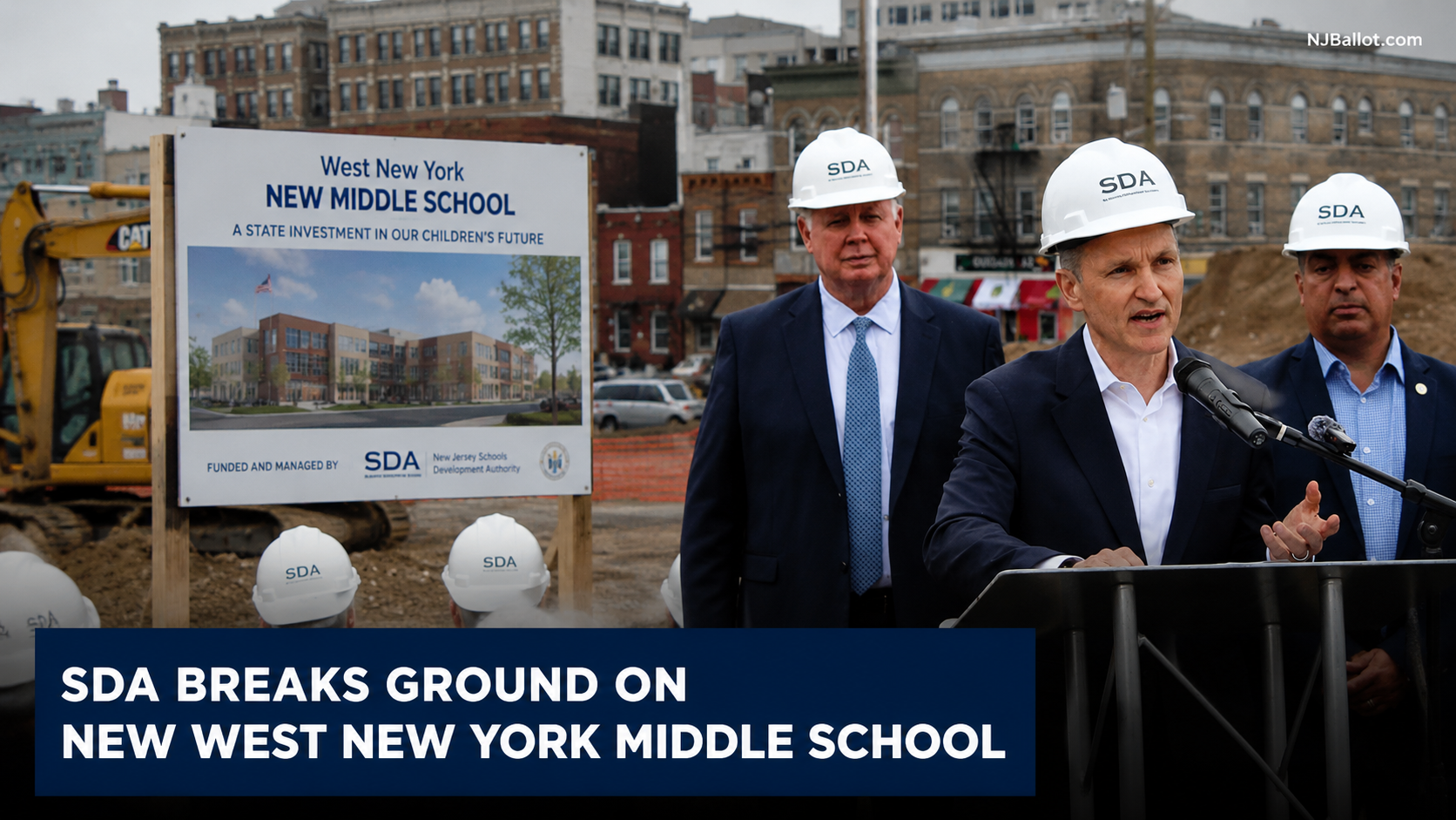 SDA Breaks Ground on $121.8M West New York Middle School Replacement