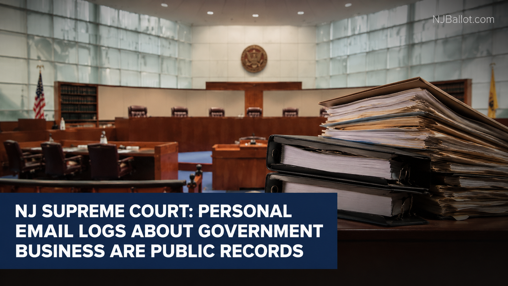 NJ Supreme Court: Personal Email Logs About Government Business Are Public Records