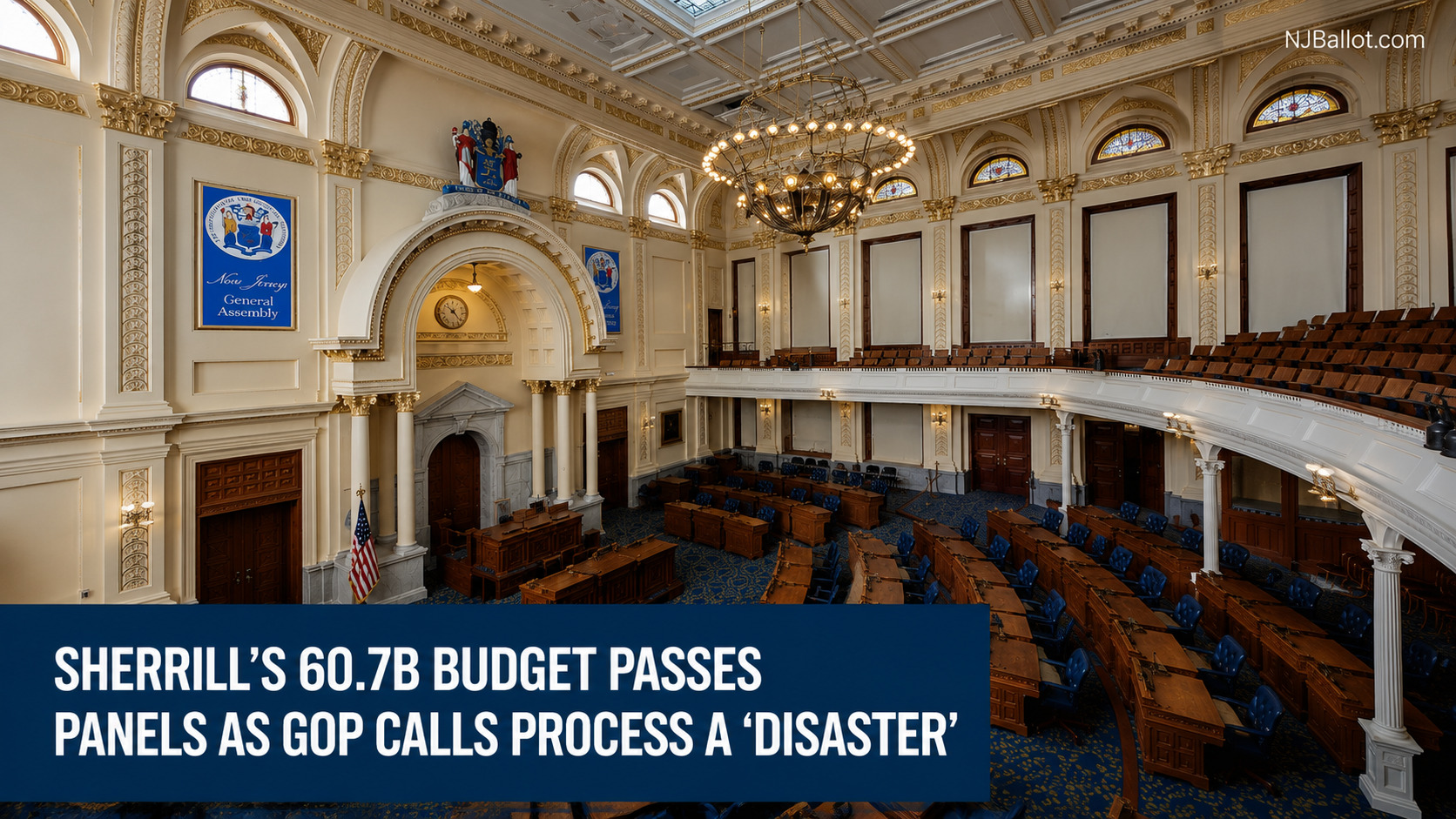 Sherrill's $60.7B Budget Passes as GOP Calls Process a 'Disaster'