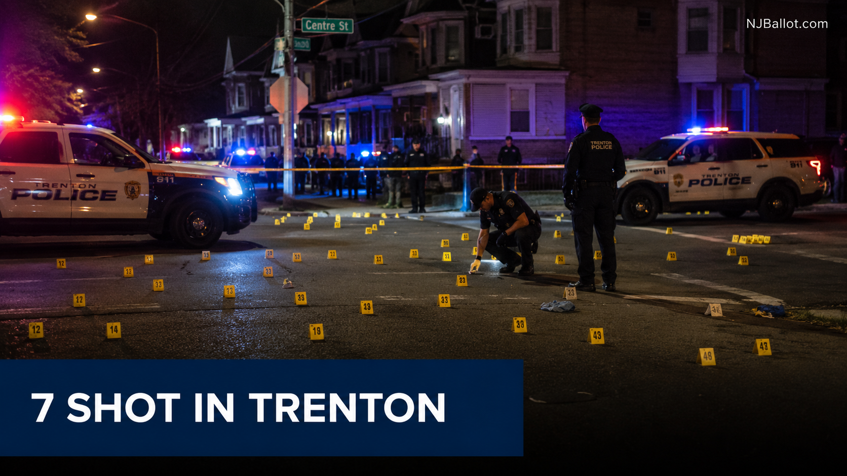 Trenton Mass Shooting: 7 Shot, 50+ Rounds Fired in "Extra Attention Area"