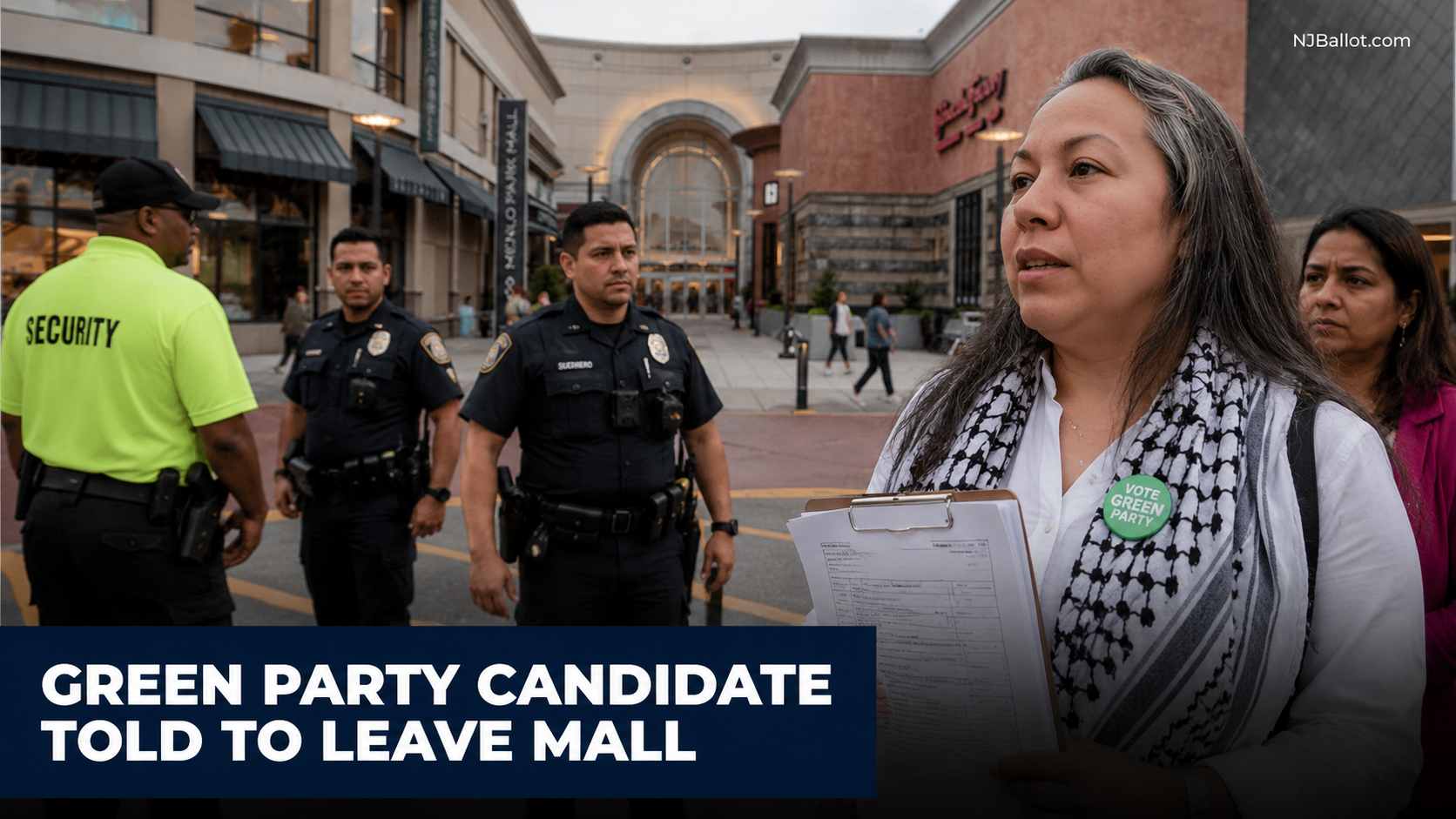 Green Party Senate Candidate Told to Leave Menlo Park Mall During Petition Drive