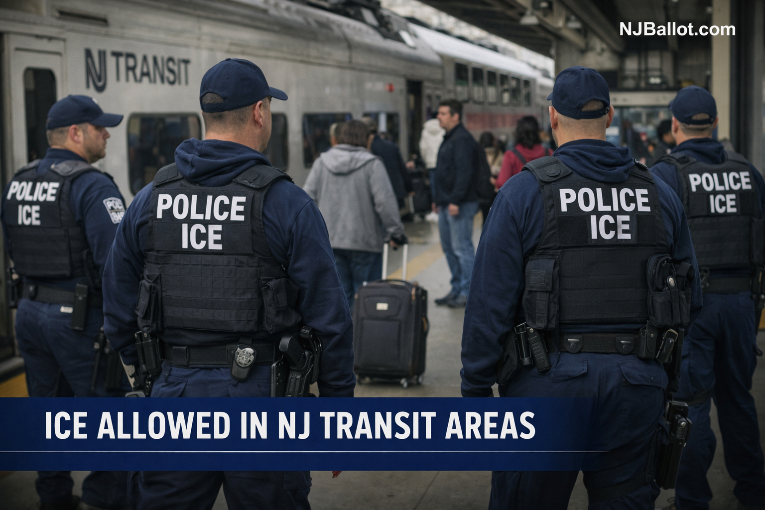 NJ Transit Clarifies ICE Allowed on Buses, Trains Under Existing State Policy