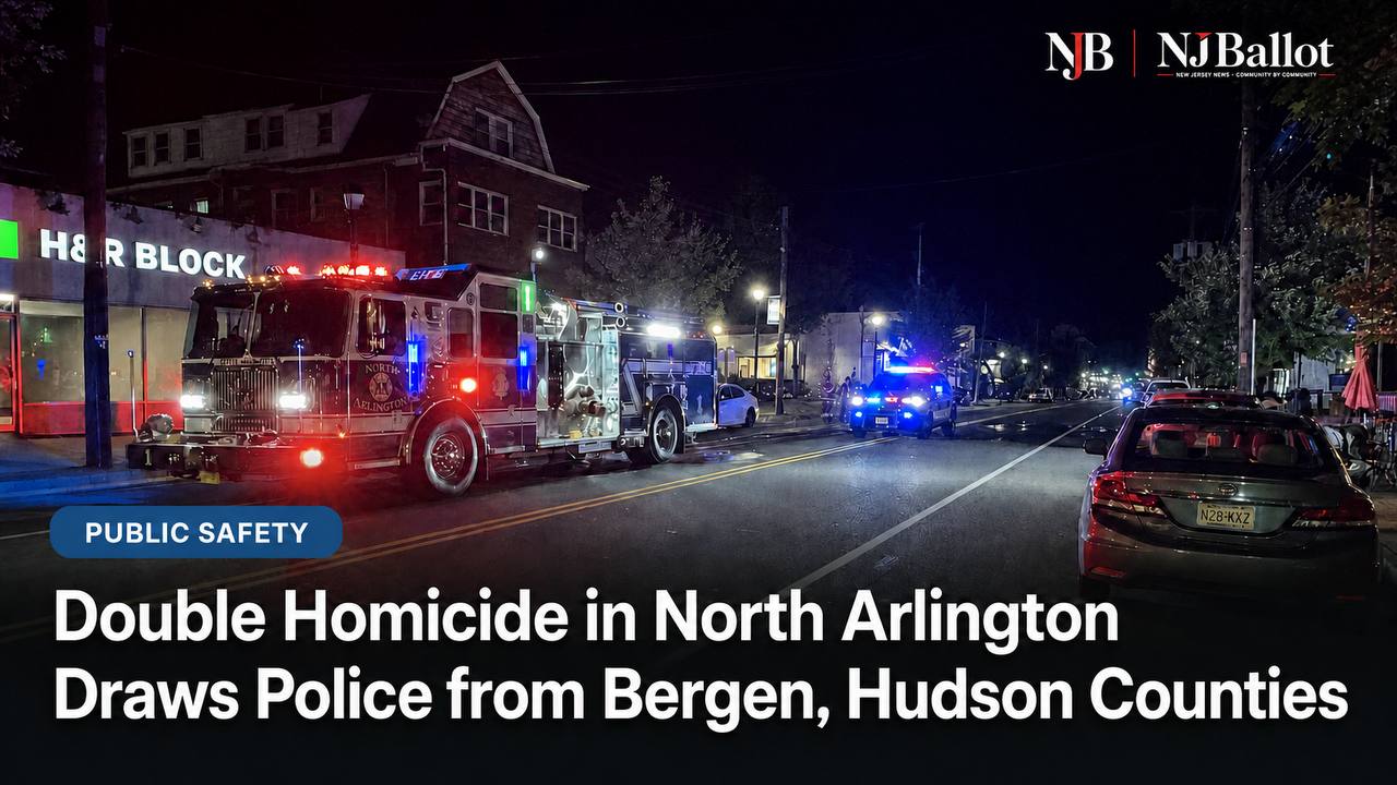 Double Homicide in North Arlington Draws Police from Bergen, Hudson Counties